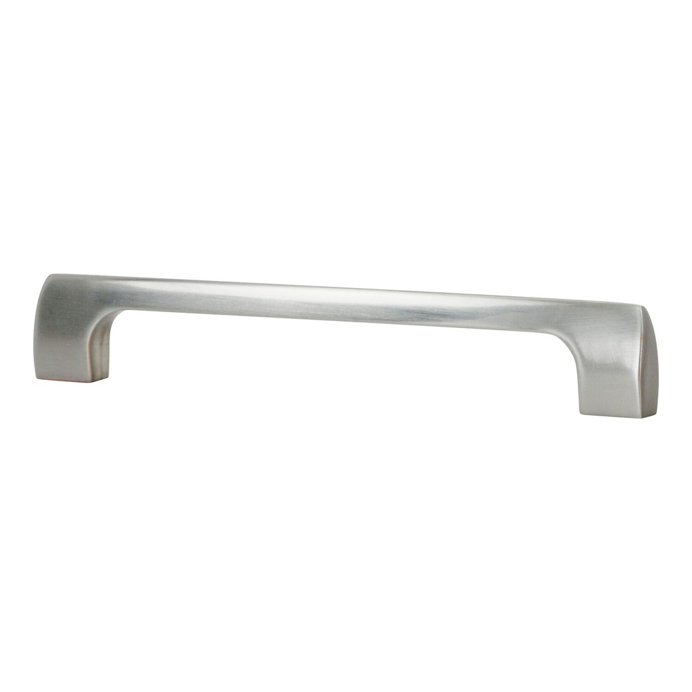 2x Modern Point 7-9/16" Brushed Nickel Kitchen Cabinet Pull Handle P418192BN