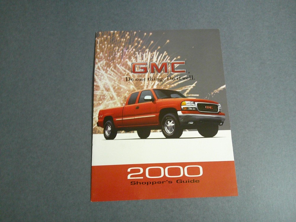 2000 GMC Sales Catalog