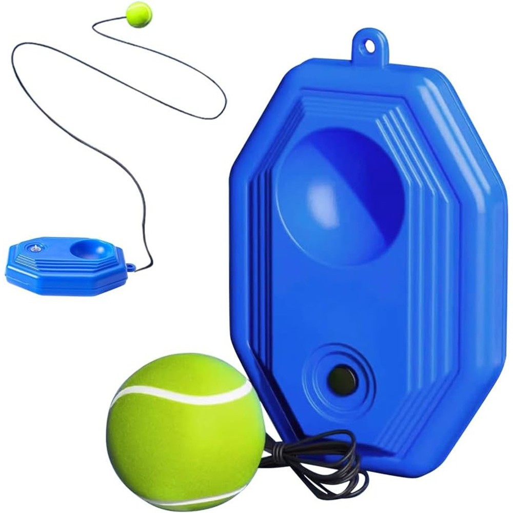 Tennis Training Baseboard Rebounder Weighted Base Portable Solo Practice Kit