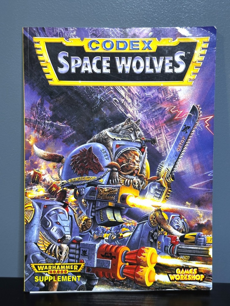 Warhammer 40K 2nd Edition Space Wolves codex 1994 Paperback Book