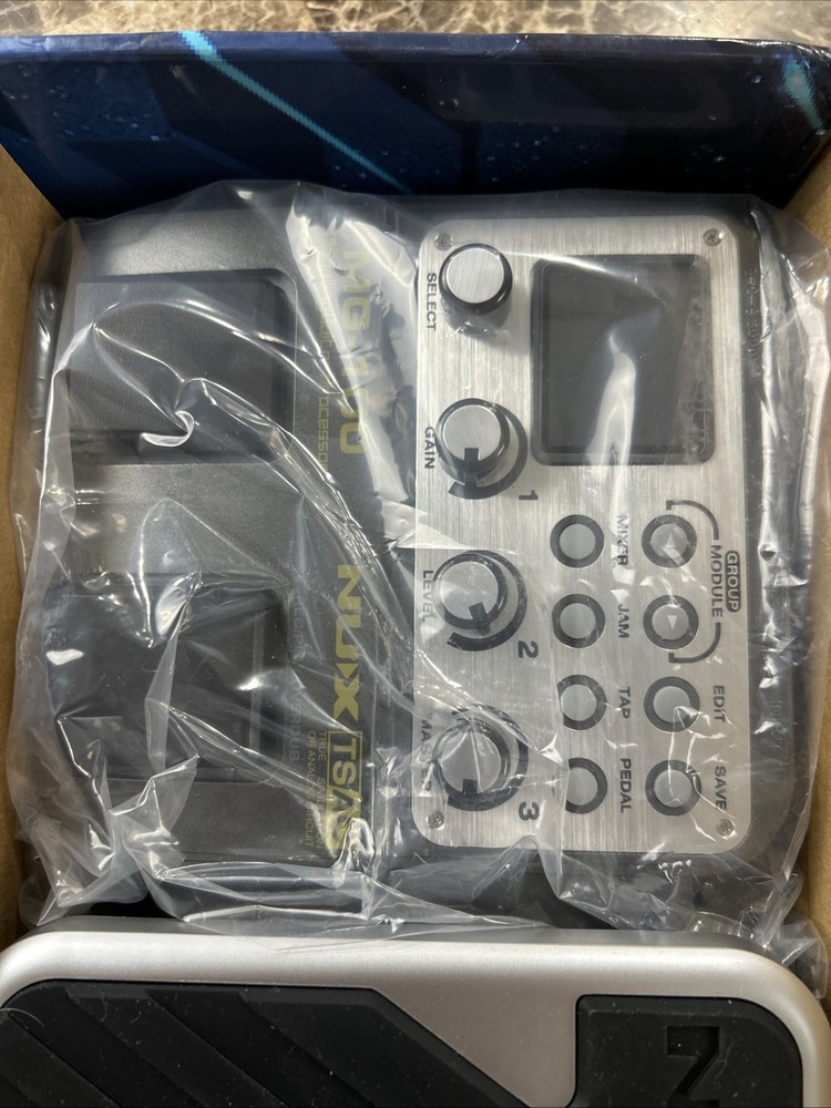 Nux Mg-100 Modeling Guitar Processor Multi Effects Drum Machine Looper