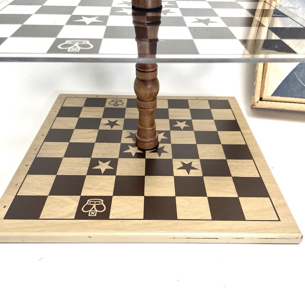 Vintage Space Chess Multi-Level Chess Set 4th Dimension