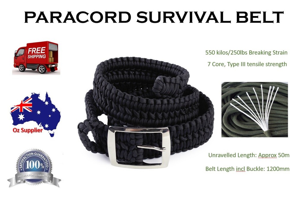 PARACORD SURVIVAL BELT