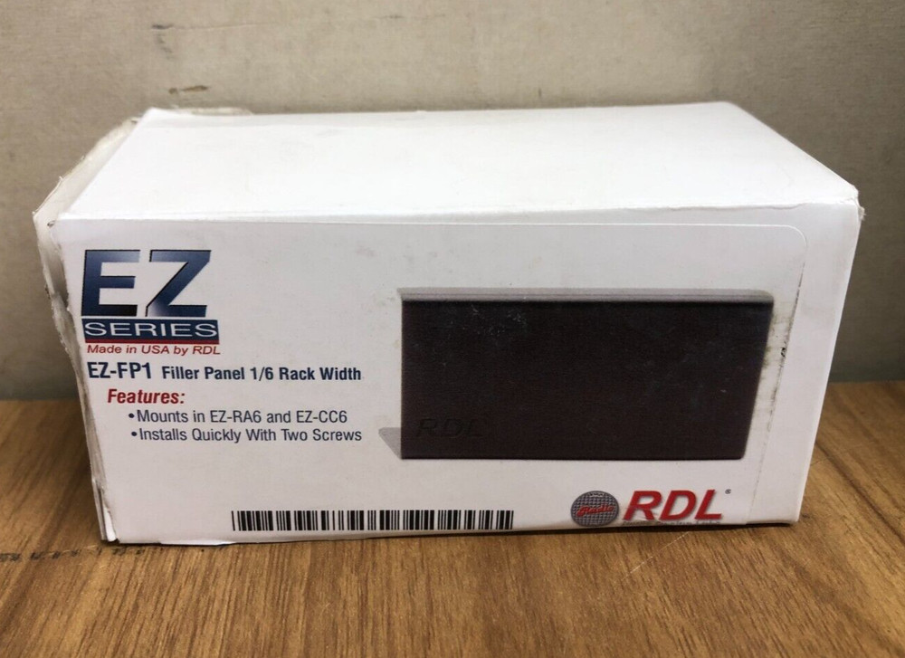 RDL EZ-FP1 - 1/6 Rack Width Filler Panel