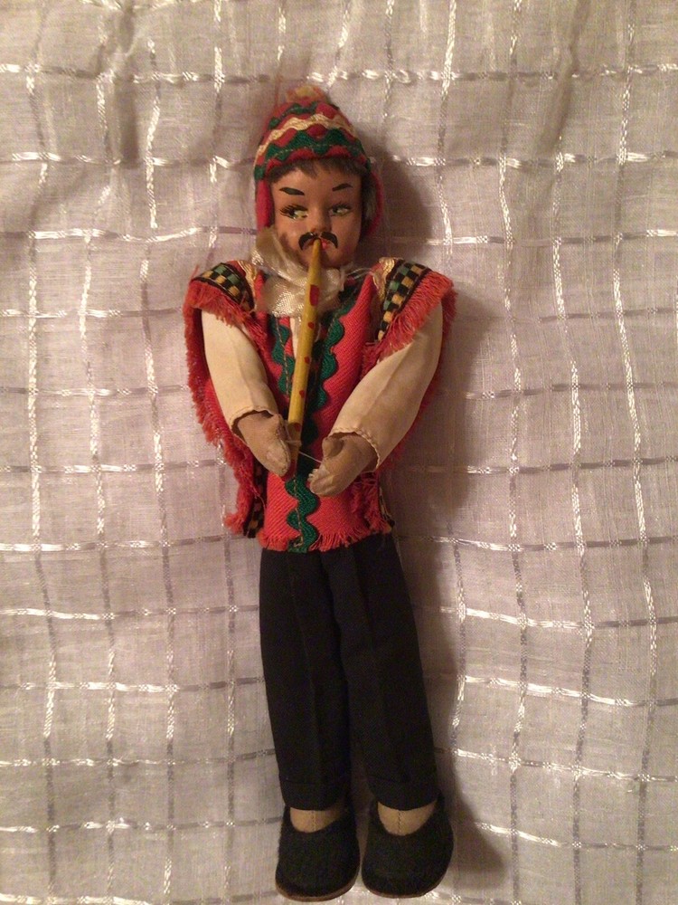 Folk Art Peruvian Piper Doll