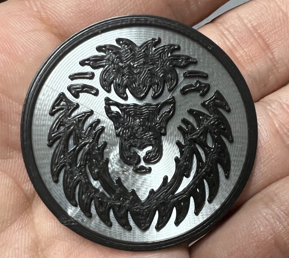 Lion Sheep Christian Keychain