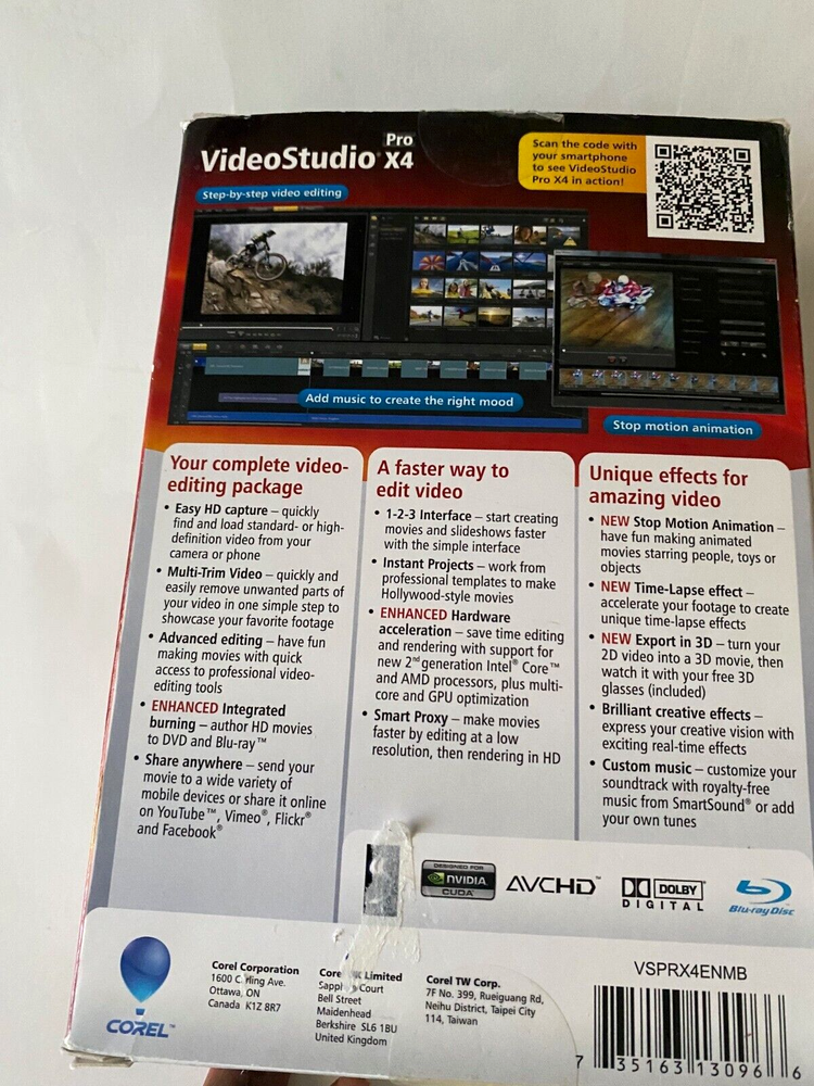Corel VideoStudio Pro X4 For Windows