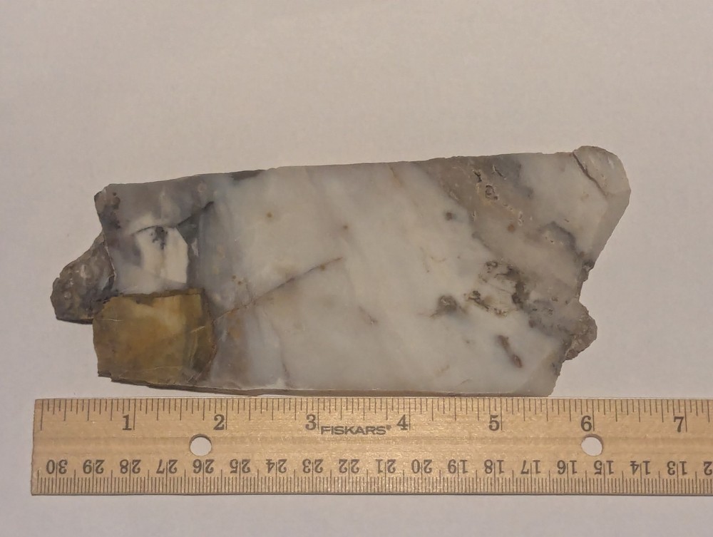 Large White Coconut Agate Jasper Stone Slab