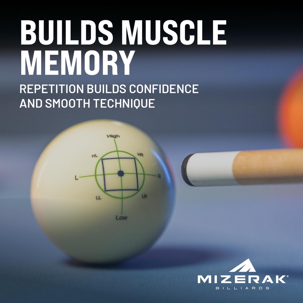 Mizerak Training Cue Ball for Billards White