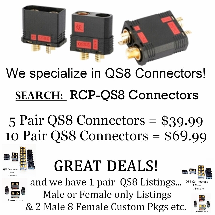 RCP Connectors (6) PAIRS MT60 AMASS