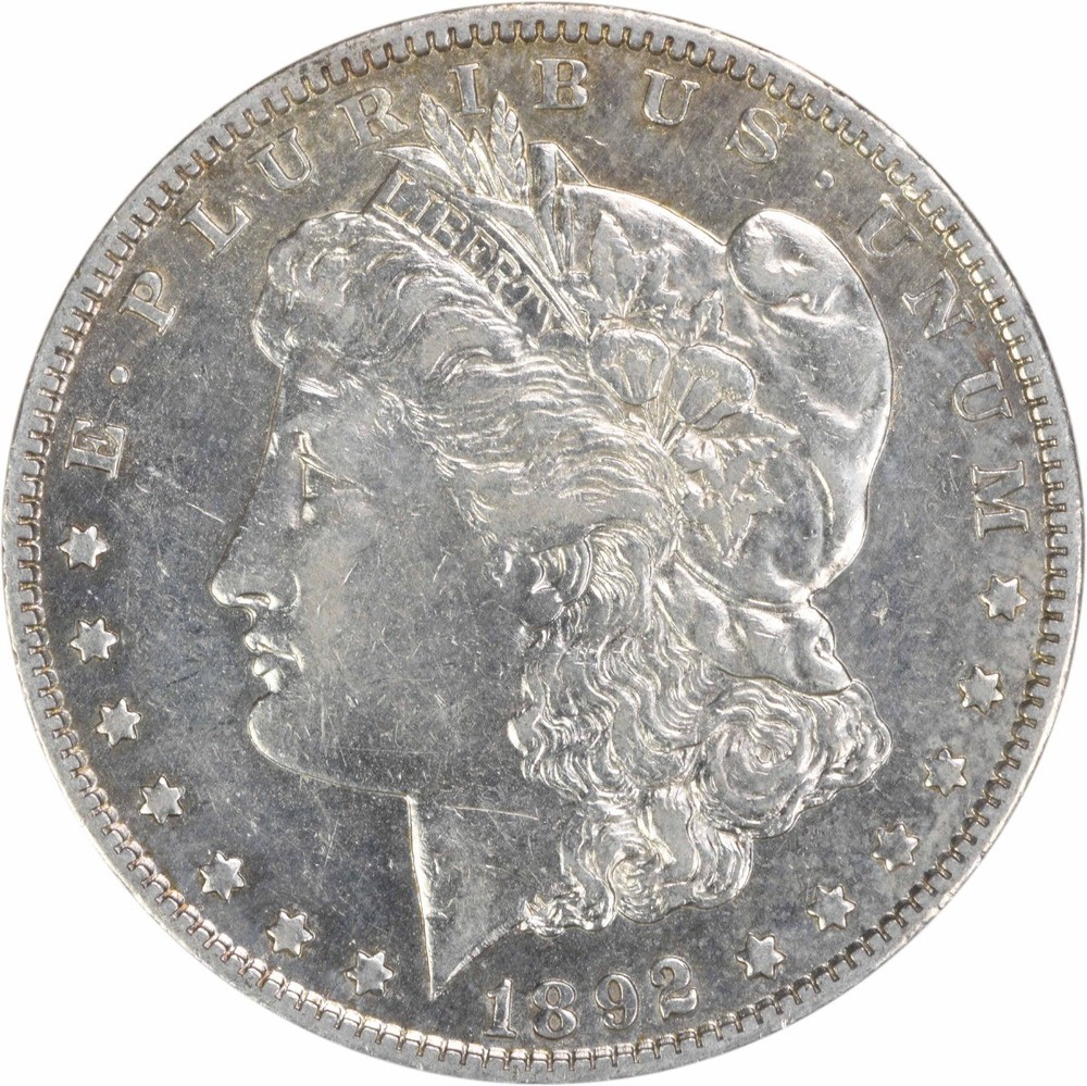 1892-O Morgan Silver Dollar EF Uncertified #132