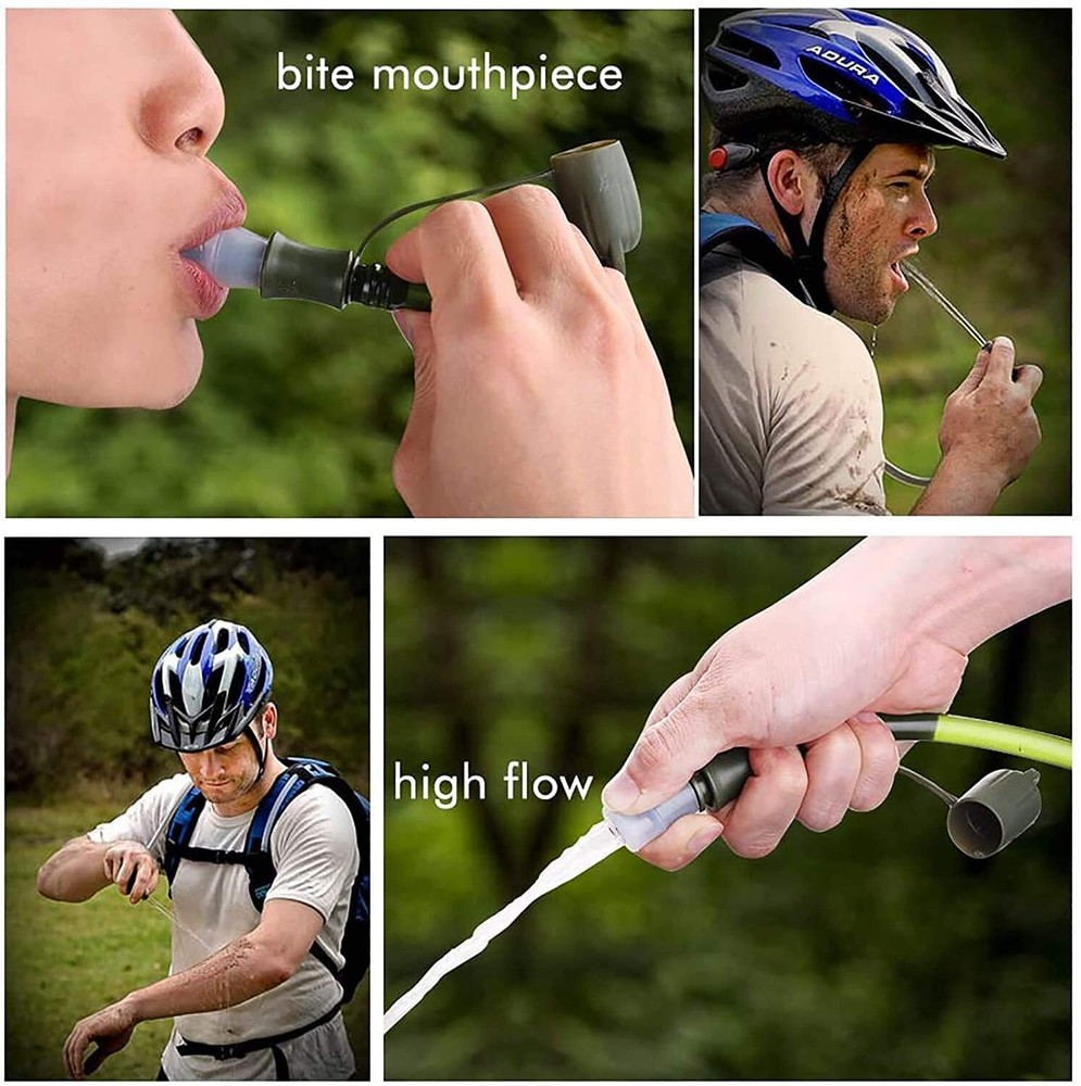 2L Water Bladder Backpack Hydration System Camel bak Pack Bag Camping Hiking US