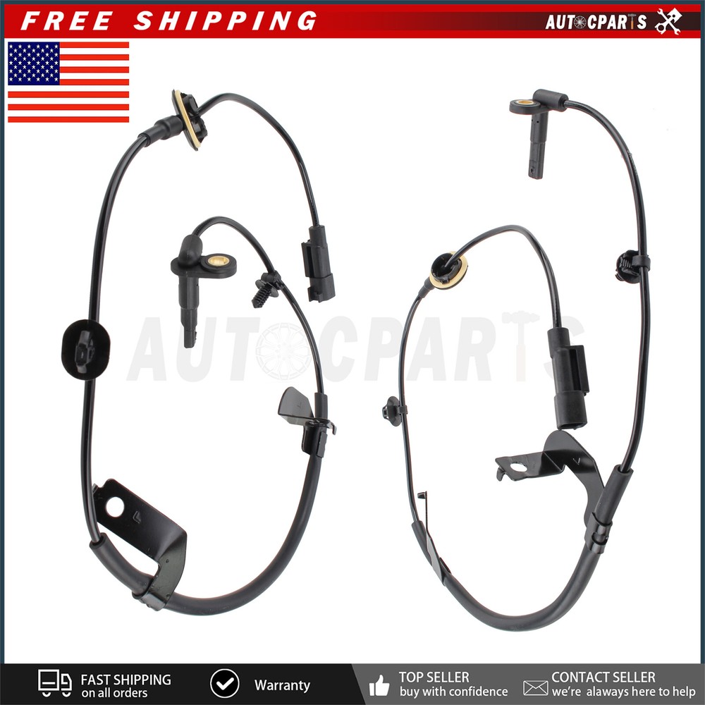 ABS Wheel Speed Sensor Rear-Left/Right For Silverado 1500 LT Sierra 1500 2PCS