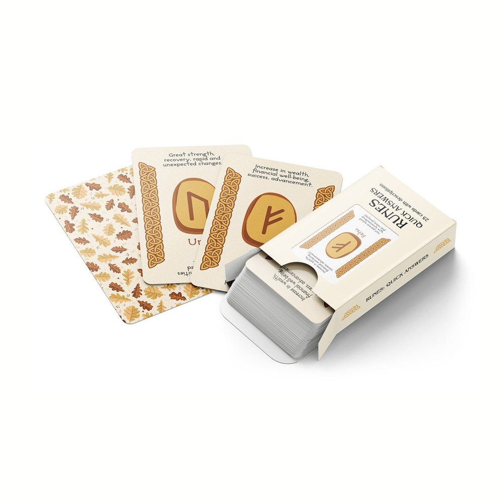 Runes: Quick Answers, tutorial runic oracle deck for beginners