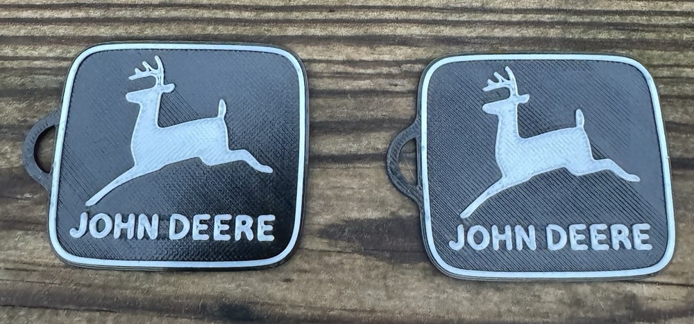 John Deere Custom 3d Printed  Key Chain's