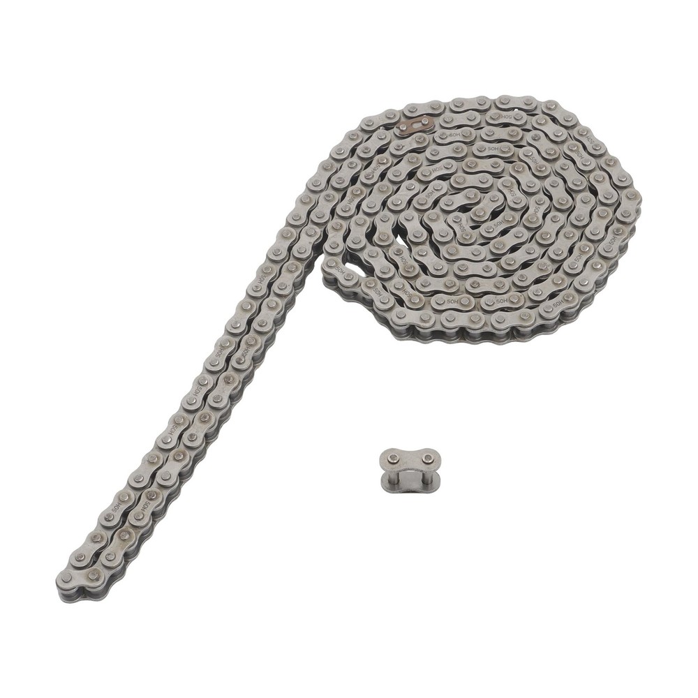 #50-2 Duplex Roller Chain 10 Feet with 2 Connecting Link