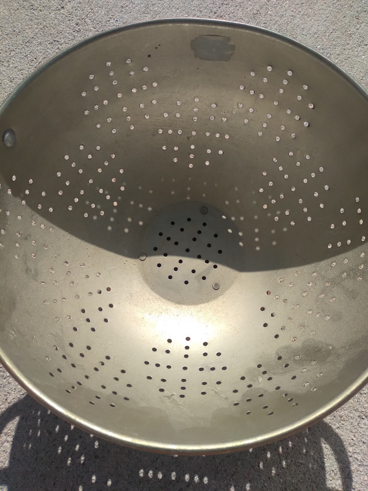 Vintage Copper Cookware Strainer Colander Handles