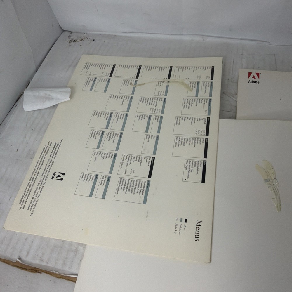 Vintage 1994 Adobe Photoshop 3.0 Tutorial & Beyond The Basics Manual Only