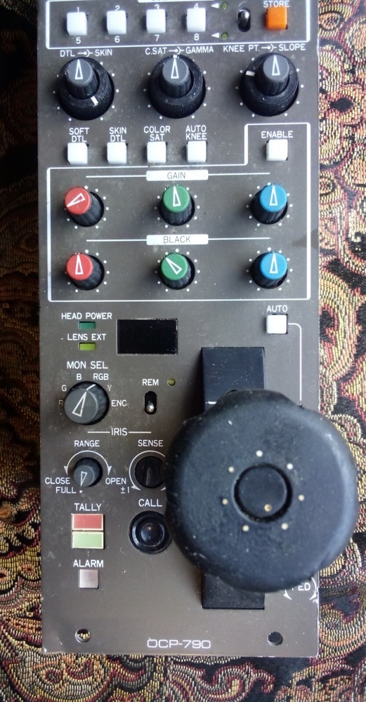 Ikegami OCP-790 Camera System Operation Control Panel w/ Joystick