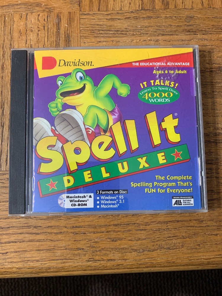 Davidson Spell It Deluxe PC Game