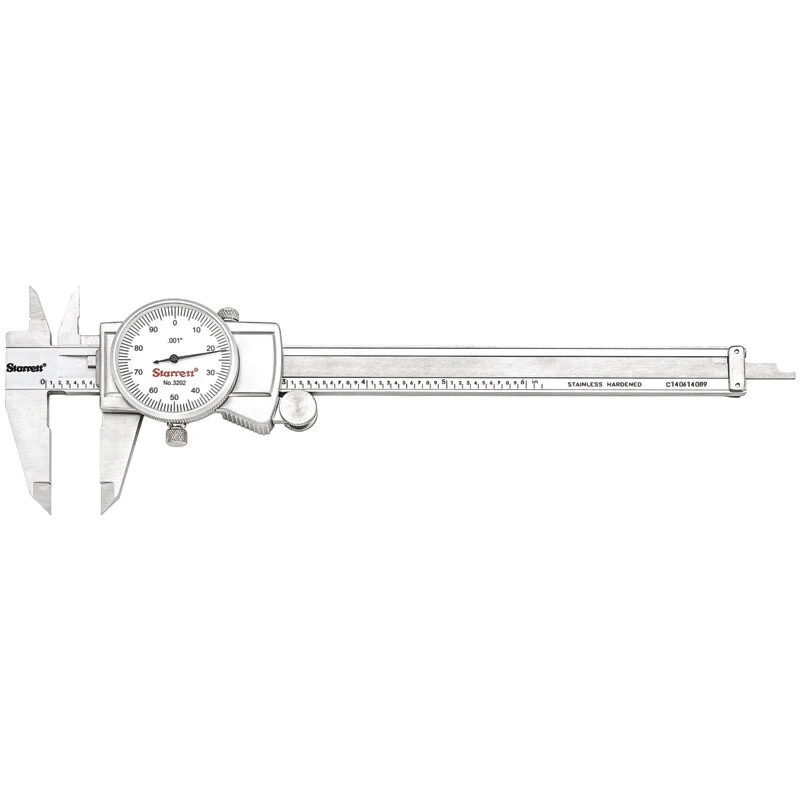 Starrett 3202-6 6" Machinists Dial Caliper