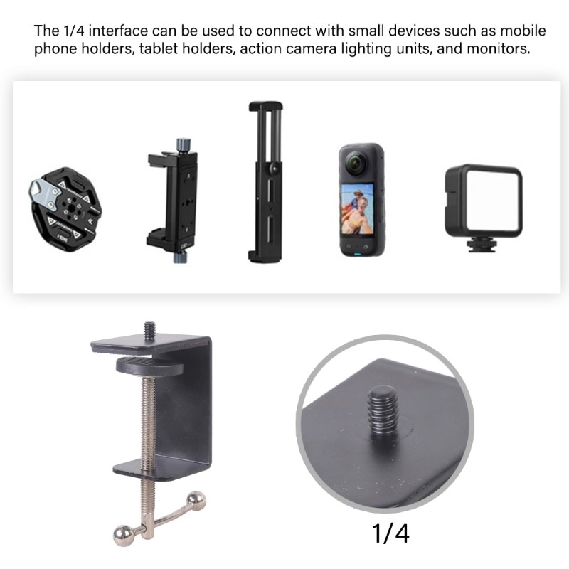 Multiple Purpose YOU Molded Mounting Grip 1/4 Foot Thread Consistent Lighting