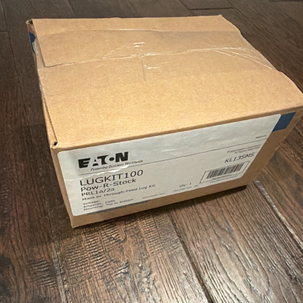Eaton LUGKIT100 Main or Through-Feed Lug Kit 100A KL13SMS Rectangular Box
