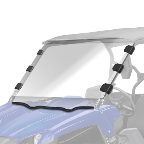 Viking Full Windshield Scratch Resistant Front Windshield Compatible with