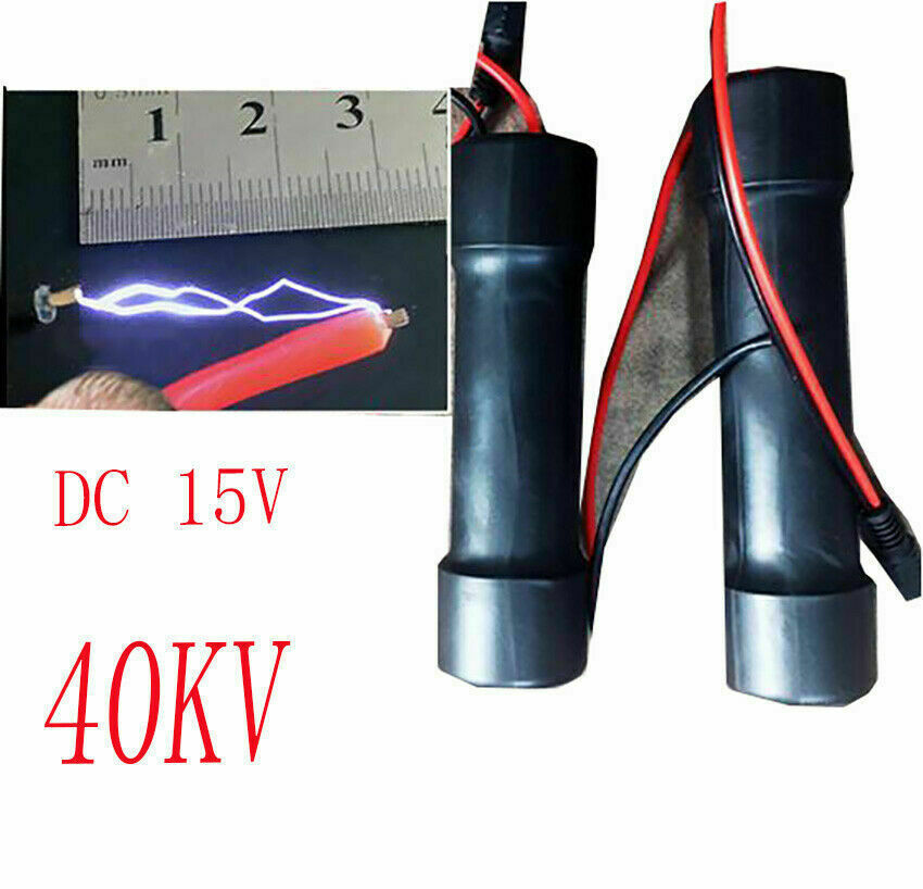 DC 15V to 40kV Pulse high voltage arc generator Boost transformer Ignition Coil