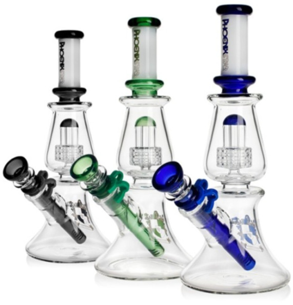 Phoenix Star 11 Inch Matrix Perc Bong Water Pipe PHOENIX AUTHENTIC ✅✅✅