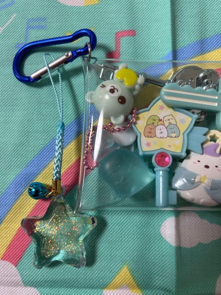 Sumikko Gurashi Blue Gacha Stuffed Pouch