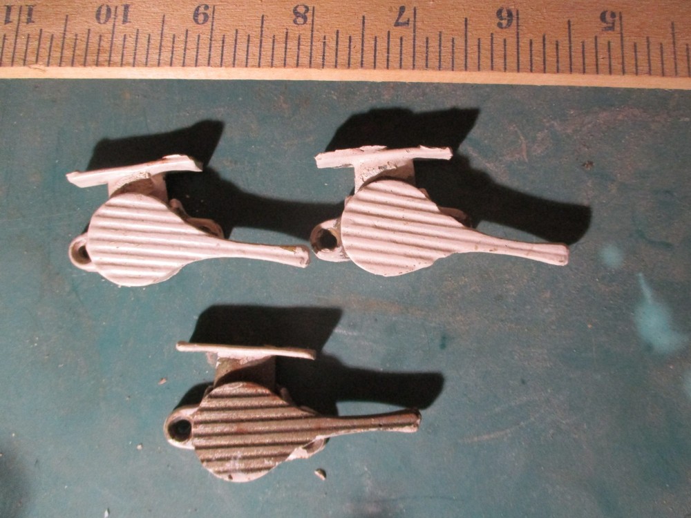 Antique / Vintage Window Sash Locks or shutter latches three