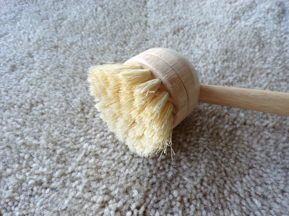 Rosey Bamboo Dish Brush @d8
