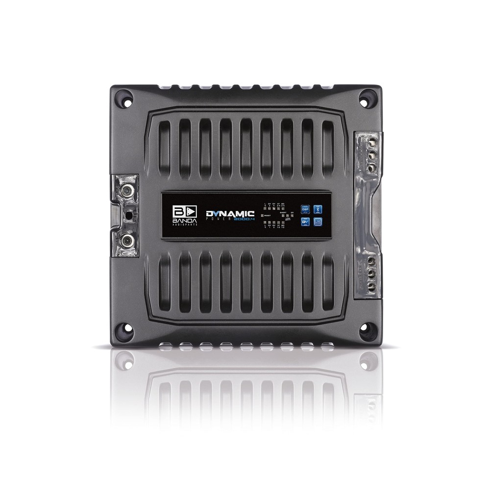 Dynamic Power 2000.4 @ 2 ohms Audio Amplifier Internal Link Processor Digital...