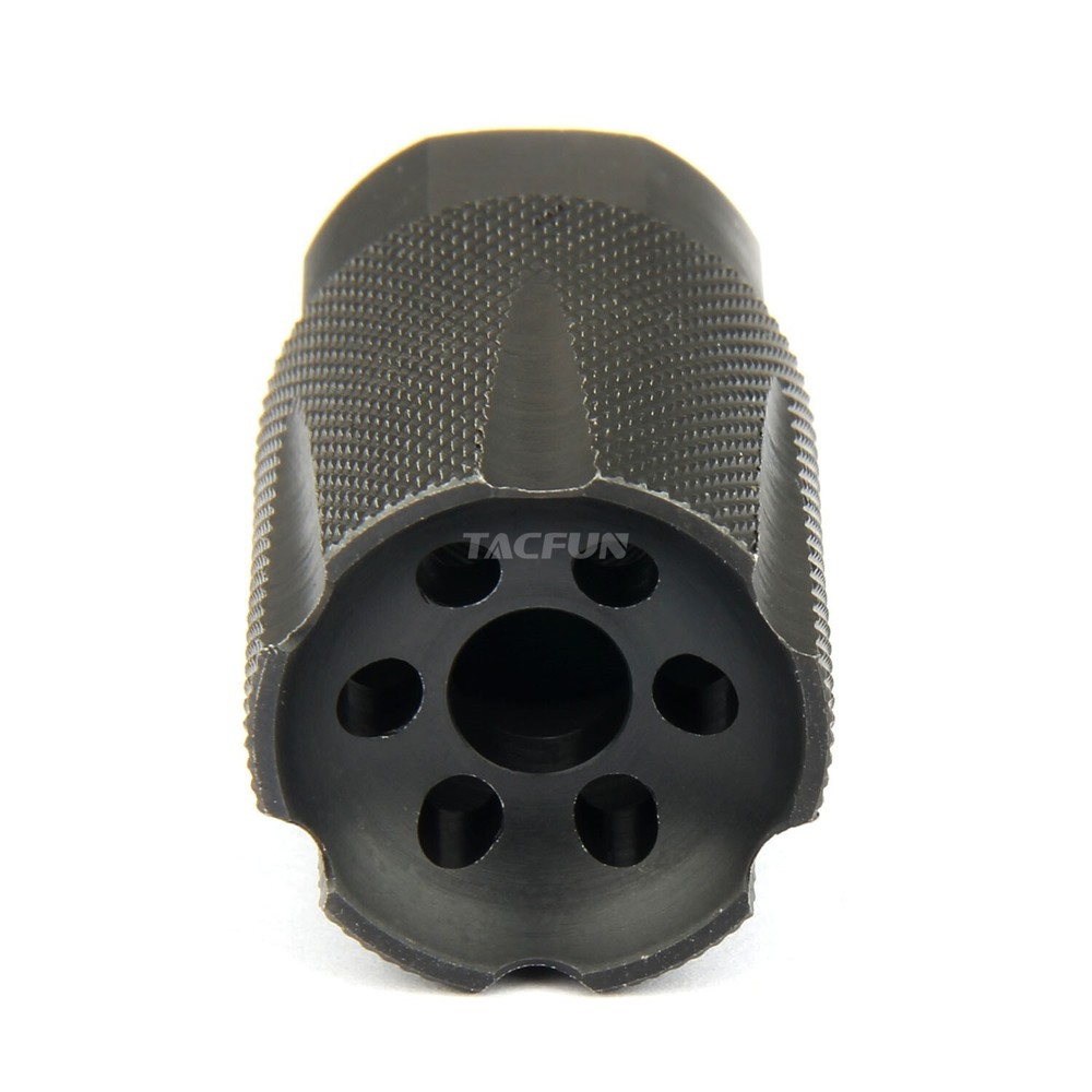 NEW! Compact Low Concussion 1/2x28 Muzzle Brake Compensator 9MM