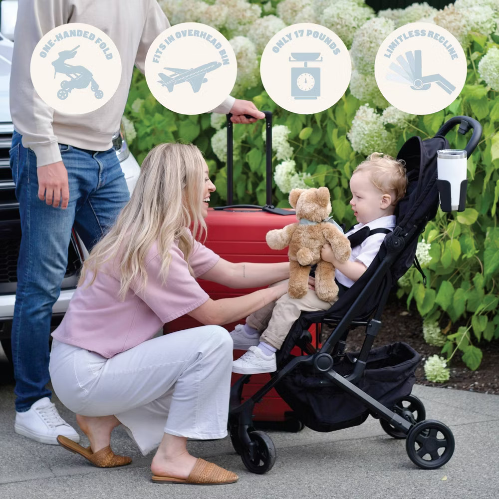 Colugo Compact Plus Travel Stroller - Black