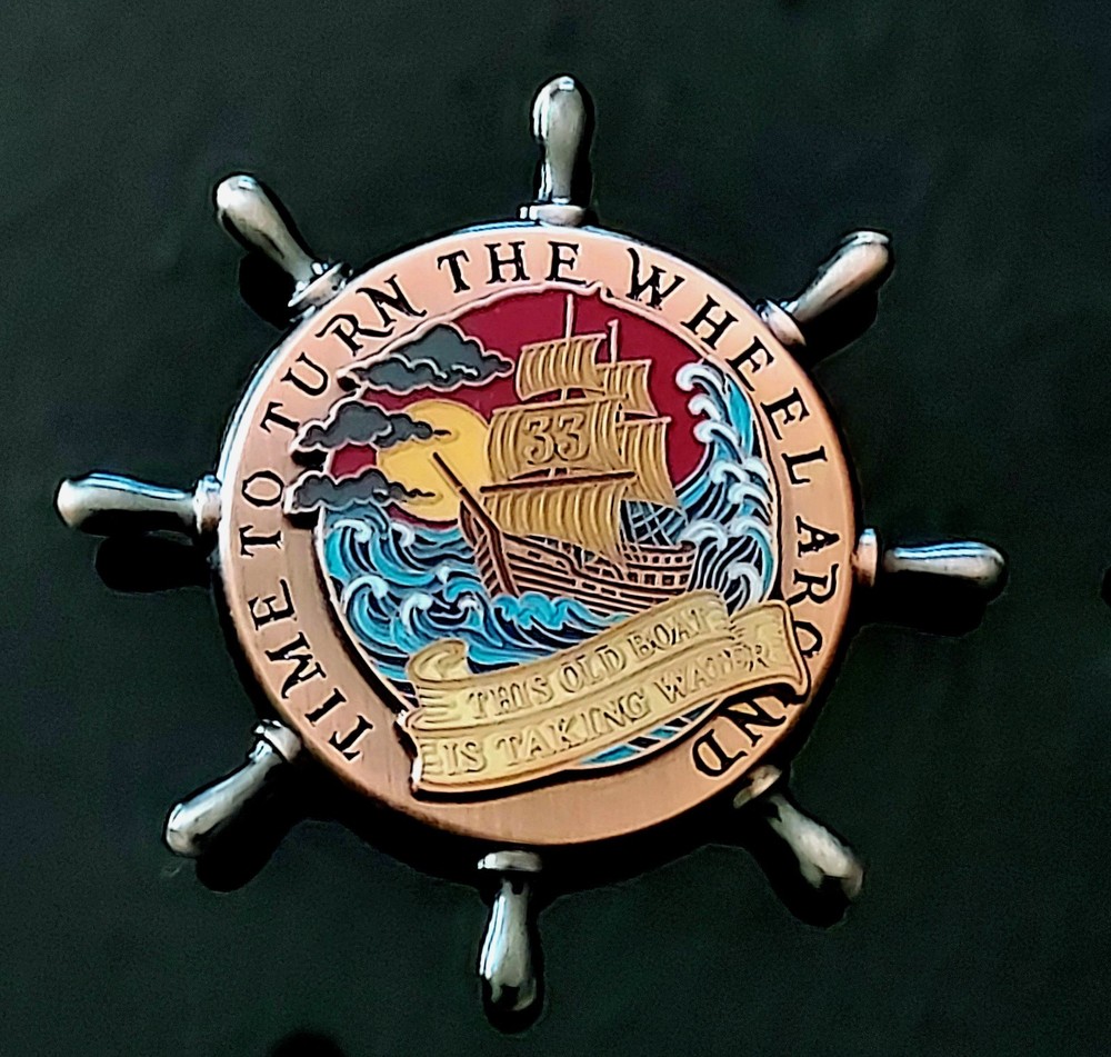 Billy Strings Spinner pin, LE50 Copper