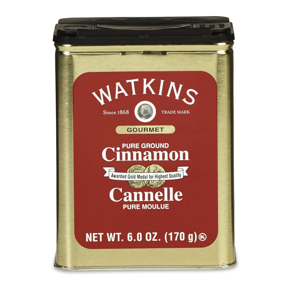 Gourmet Spice Tin, Pure Ground Cinnamon, 6 Oz. Tin, 1-Count