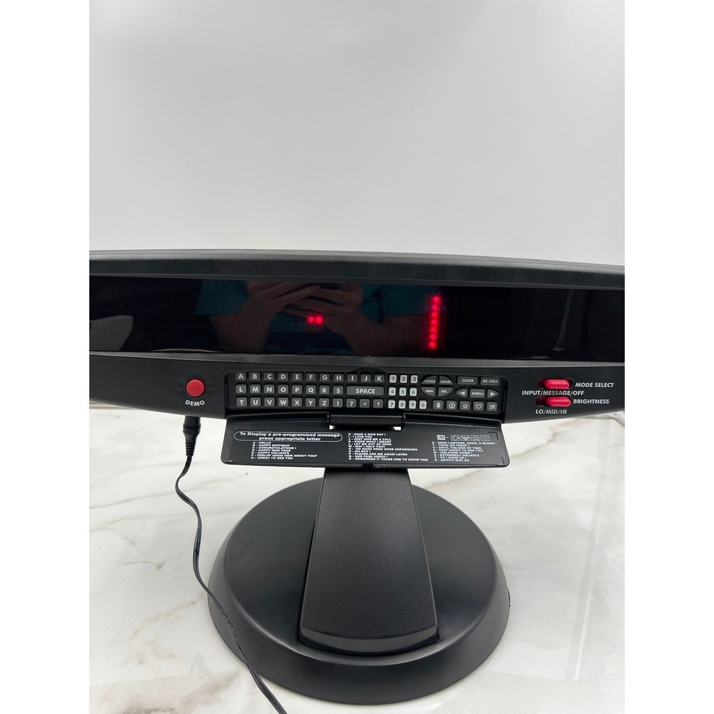 Be-Boppin Boogie Lights Programmable Message Light Vintage LED Scrolling Sign