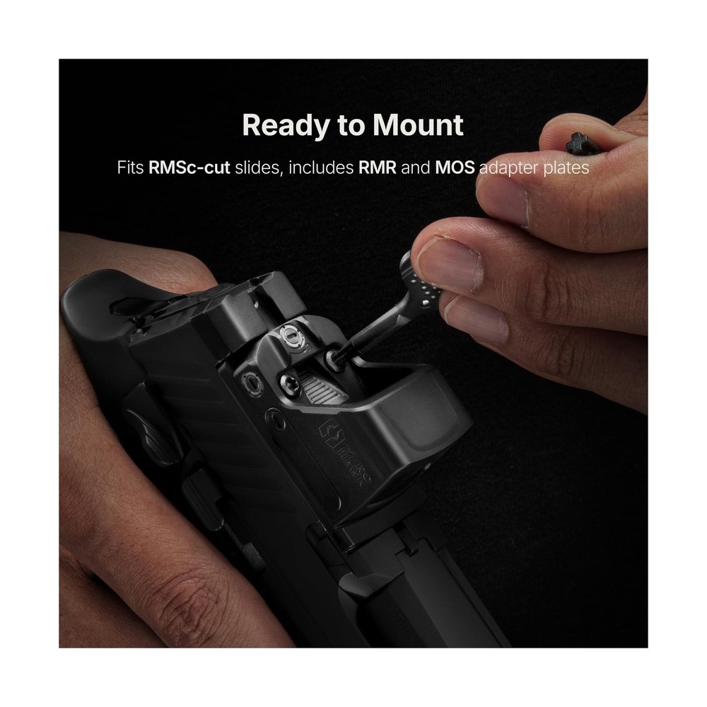 OM1 Red Dot Sight, 2 & 32/2 & 6 MOA Multi Reticle System Micro Reflex Sight f...
