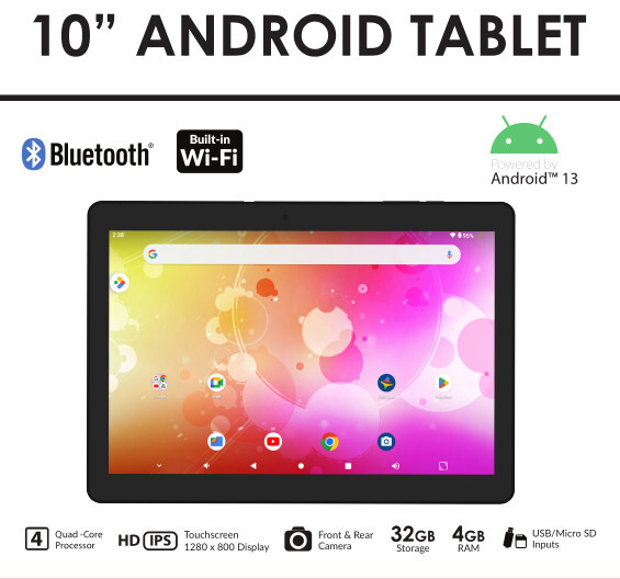 Supersonic 10" Android Touchscreen Tablet 32 GB SC-3110 NEW SEALED