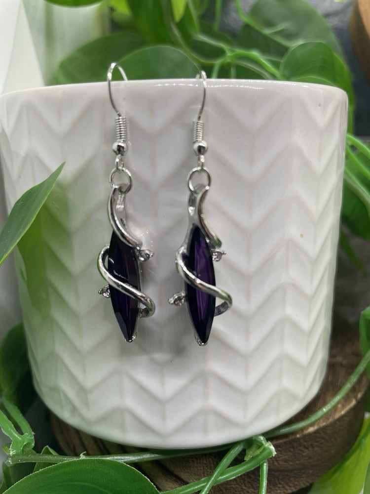 2” Silver-tone Retro Boho Drop Dangle Earring Set New Free Ship B4959