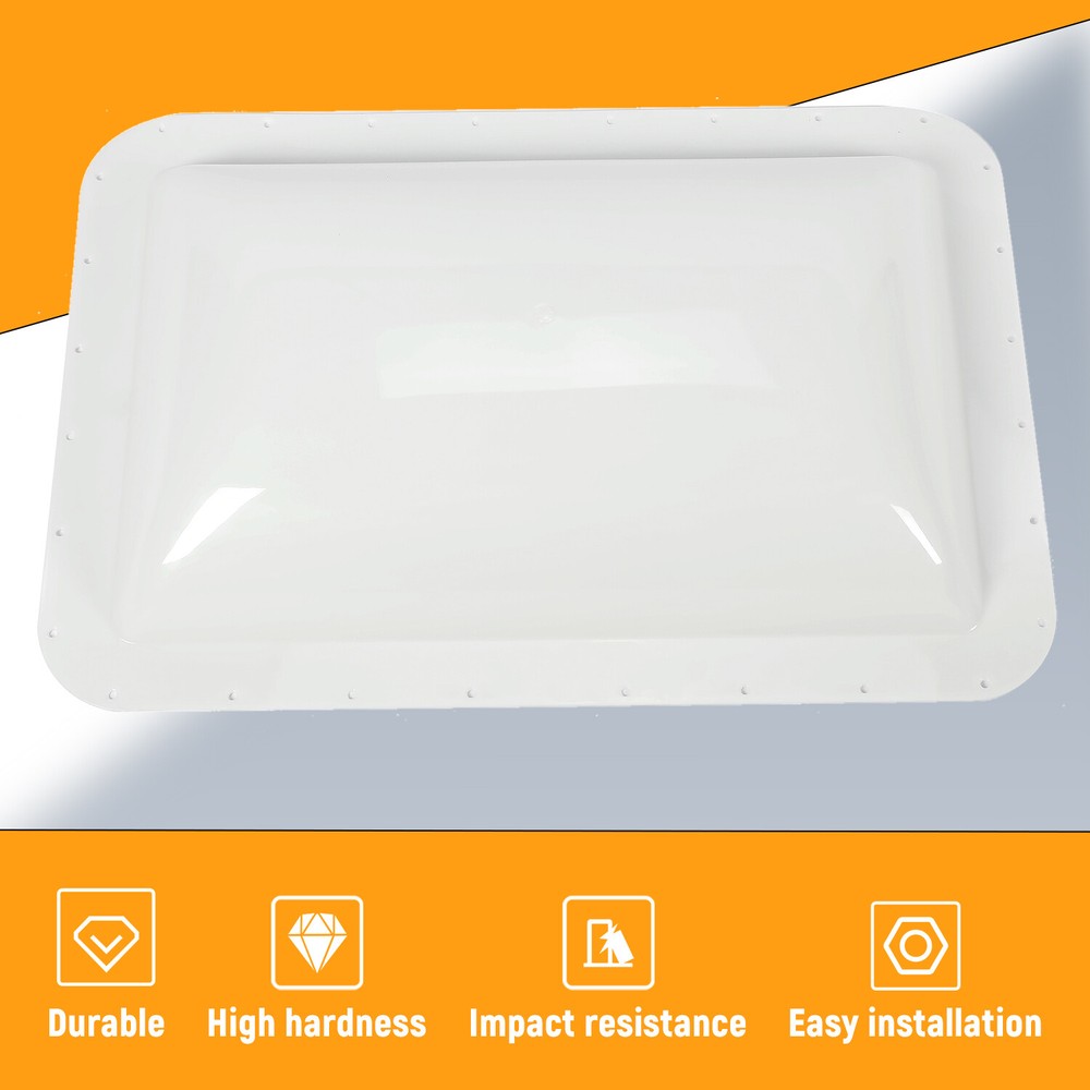 18" x 26" For RV Camper Skylight Exterior White Skylight Cover Roof Top
