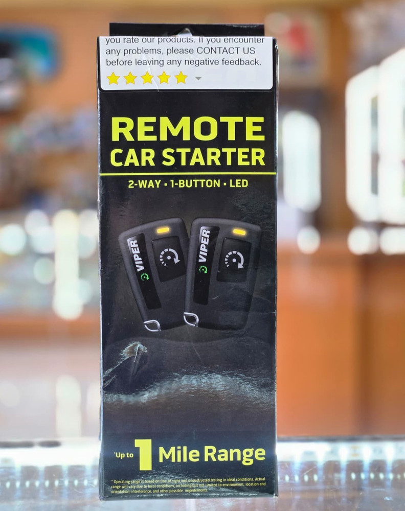 Viper - 2-Way, 1-Button Remote Start System Keyless Entry Installation Included