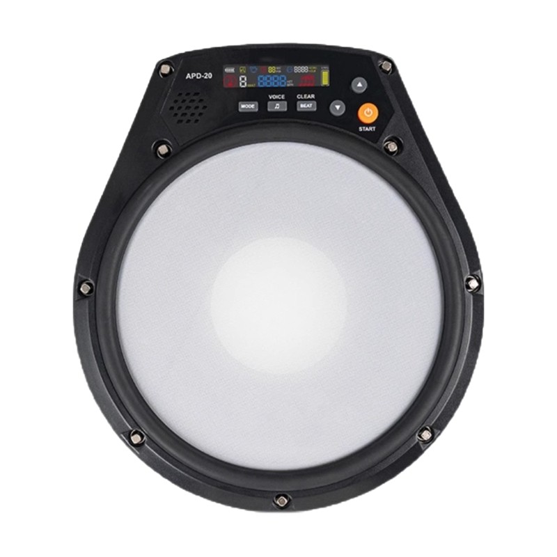 APD-20 Electronic Drum Pad Metronome Training Pad Mute Drum Beating Board