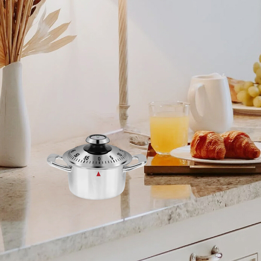 cute kitchen timer Pot Shape Mechanical Timer Kitchen Alarm Timer Kitchen