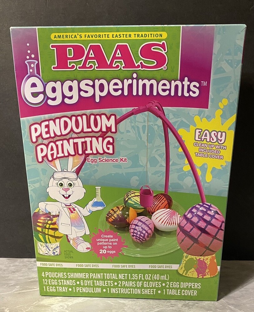 Paas Eggsperiments Pendulum Painting Egg Science Kit Easter Egg Decorating