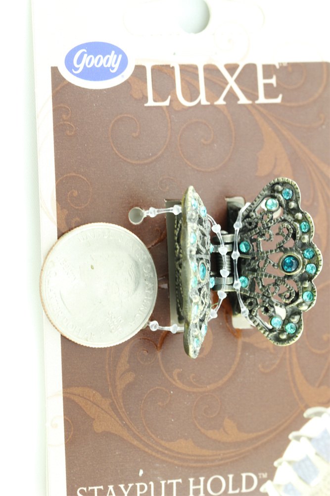 Goody Luxe Antique Medium Butterfly Claw Clips (3 PACK)