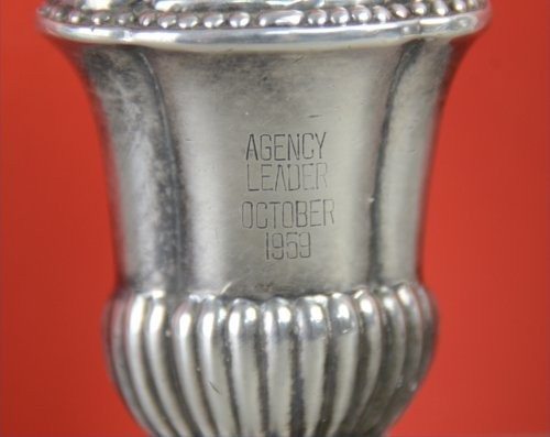 Vintage Silver Plate Ronson "MAYFAIR " Table Lighter - Engraved