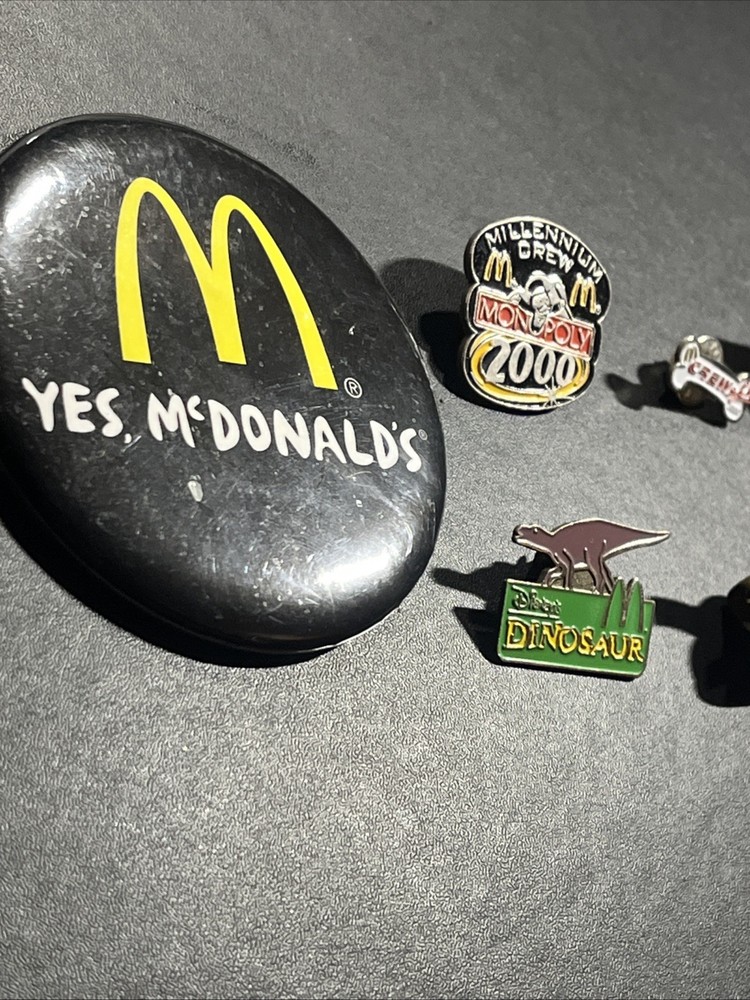McDonald’s Pin Monopoly Millenium Crew 2000 & 2001 Lapel Pin Lot Collection